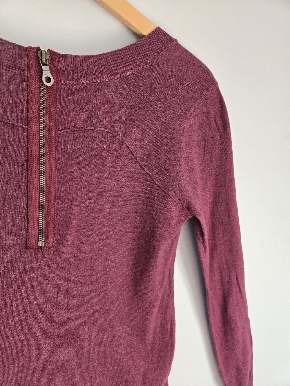 FAT FACE cotton knit sweater dress In Raspberry-plum - Picture 10 of 13